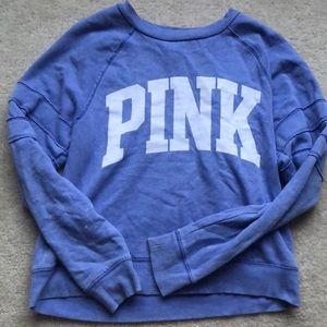 pink crew neck
